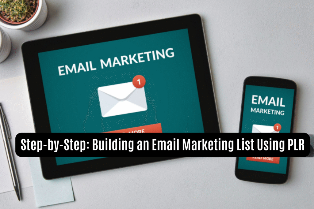 Step-by-Step: Building an Email List Using PLR