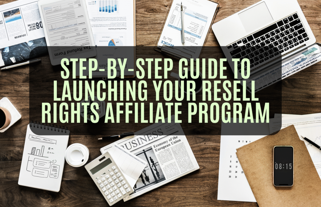 Step-by-Step Guide to Launching Your Resell rights Affiliate Program
