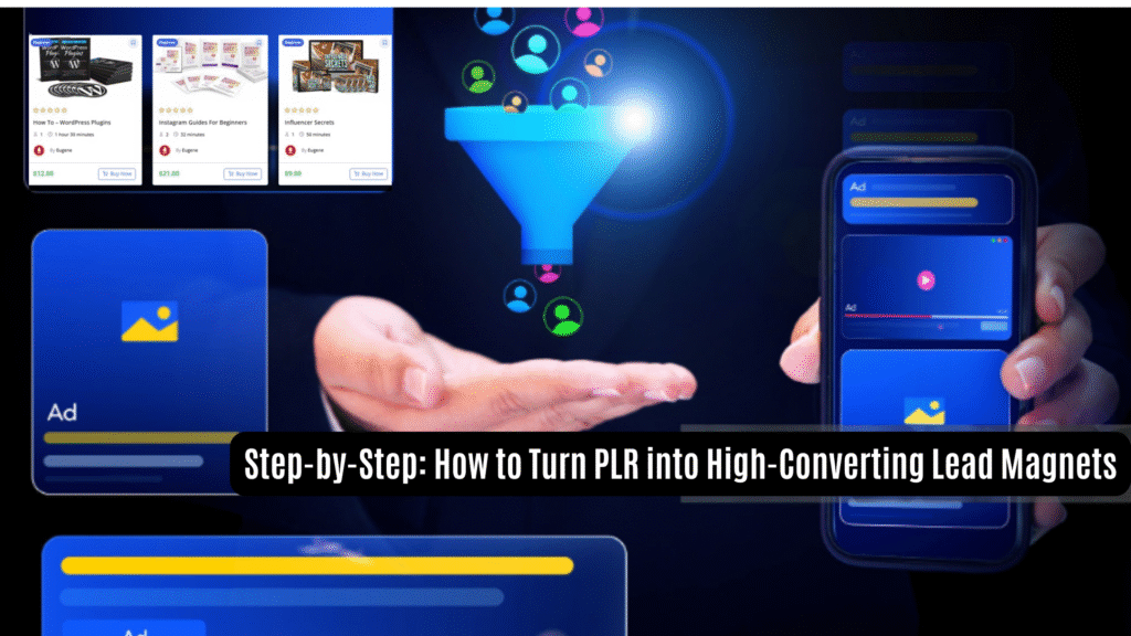 Step-by-Step: How to Turn PLR into High-Converting Lead Magnets