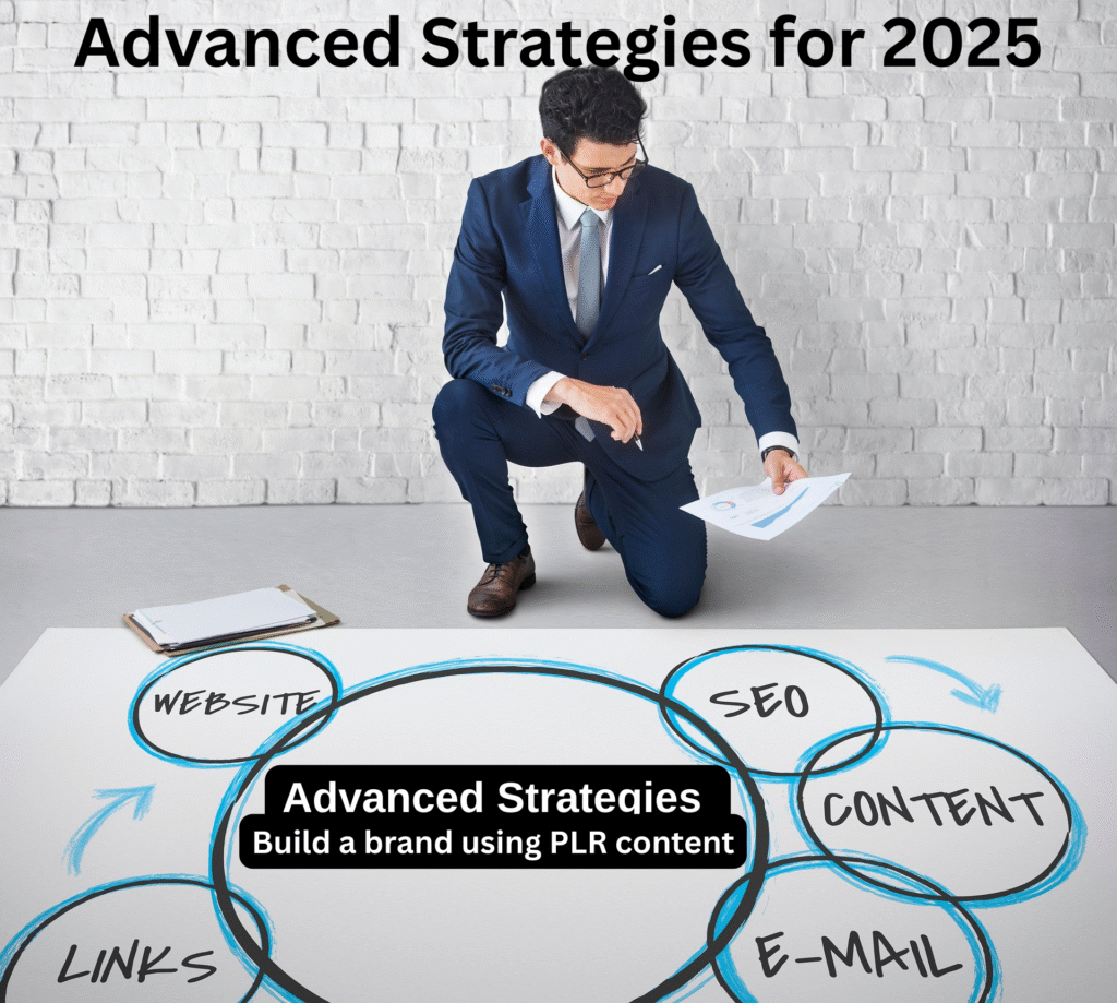 Advanced strategies Build a brand using PLR content
