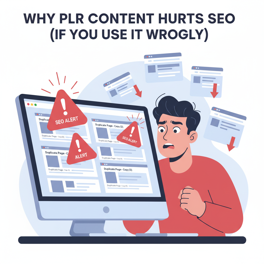 Why PLR Content Hurts SEO 