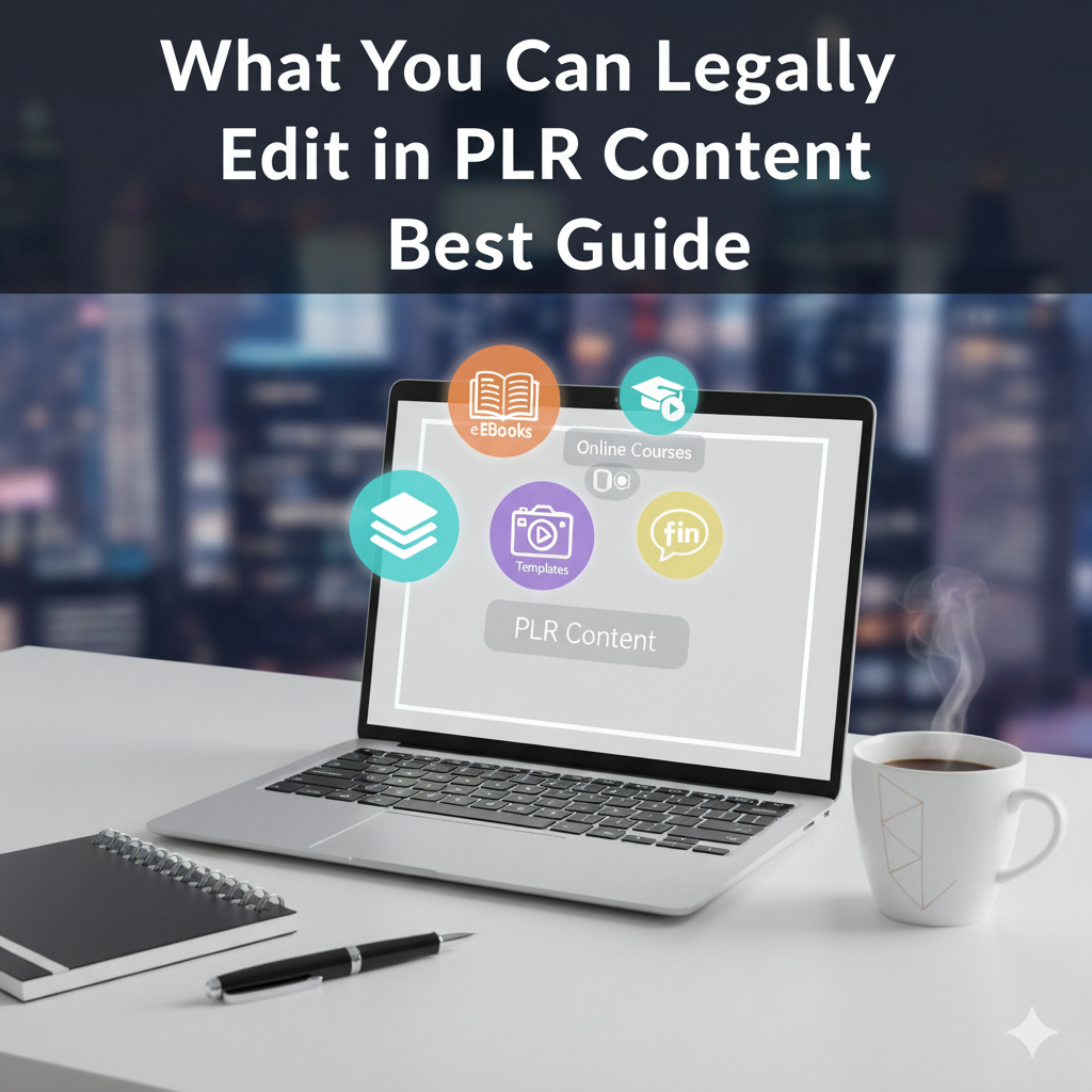 What You Can Legally Edit in PLR Content