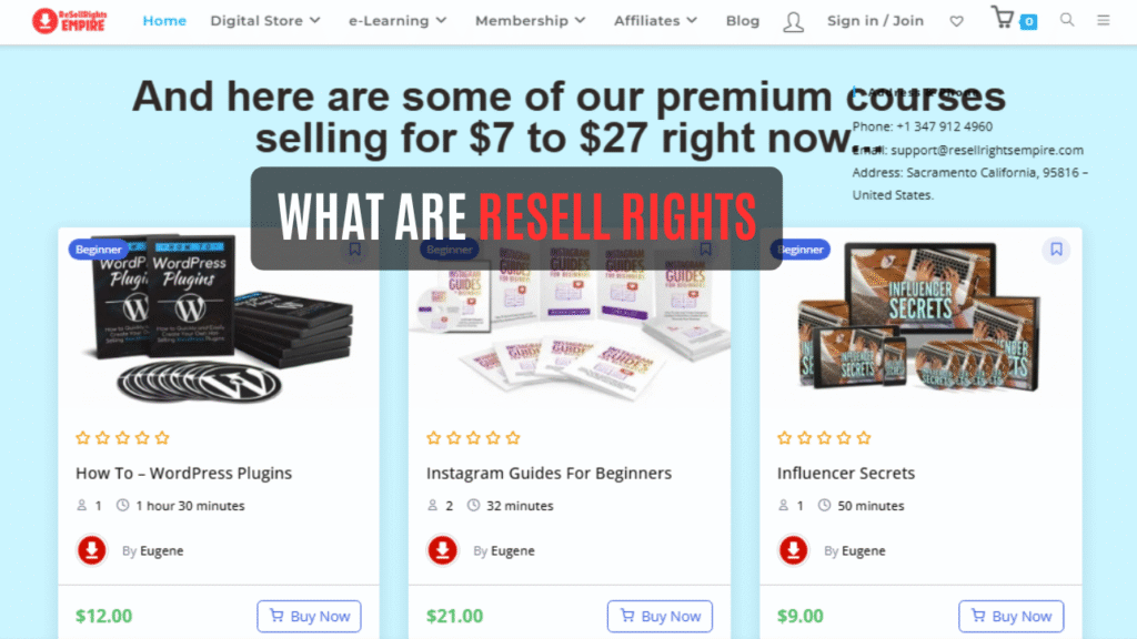 What Are Resell Rights