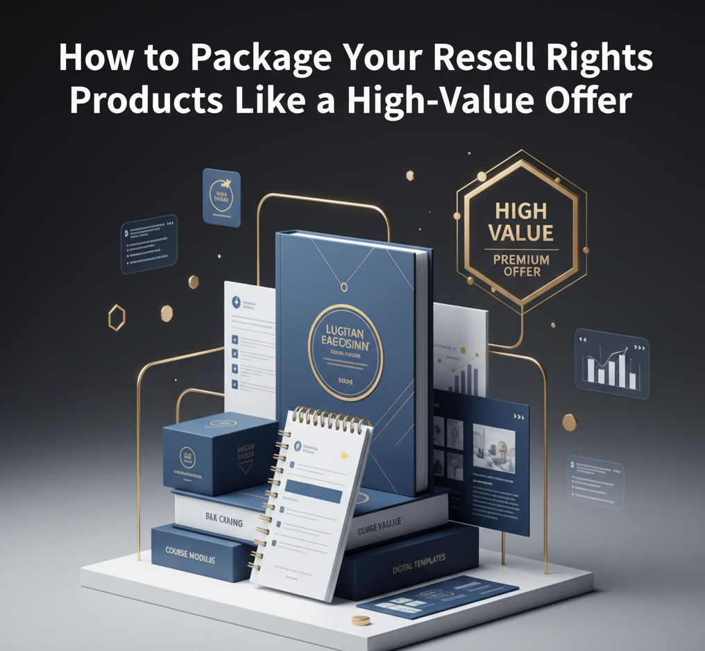 How to Package Your Resell Rights Products Like a High-Value Offer