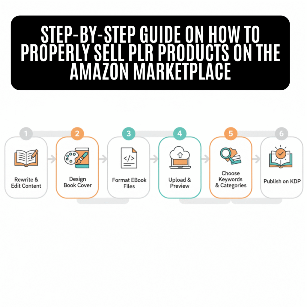 Step-by-Step Guide on How to Properly Sell PLR Products on the Amazon Marketplace
