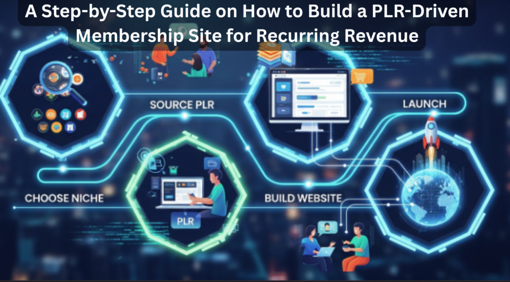 A Step-by-Step Guide on How to Build a PLR-Driven Membership Site for Recurring Revenue