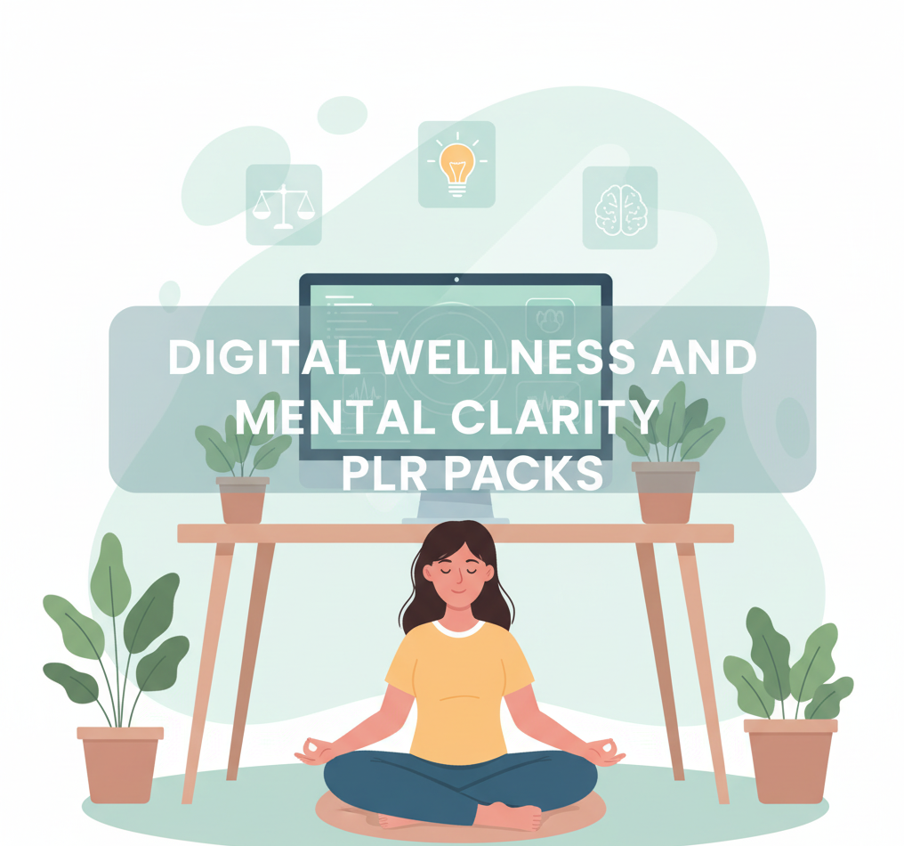  Digital Wellness and Mental Clarity PLR Packs