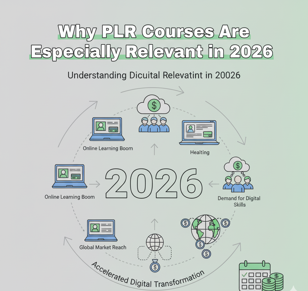 Why PLR courses are especially relevant in 2026