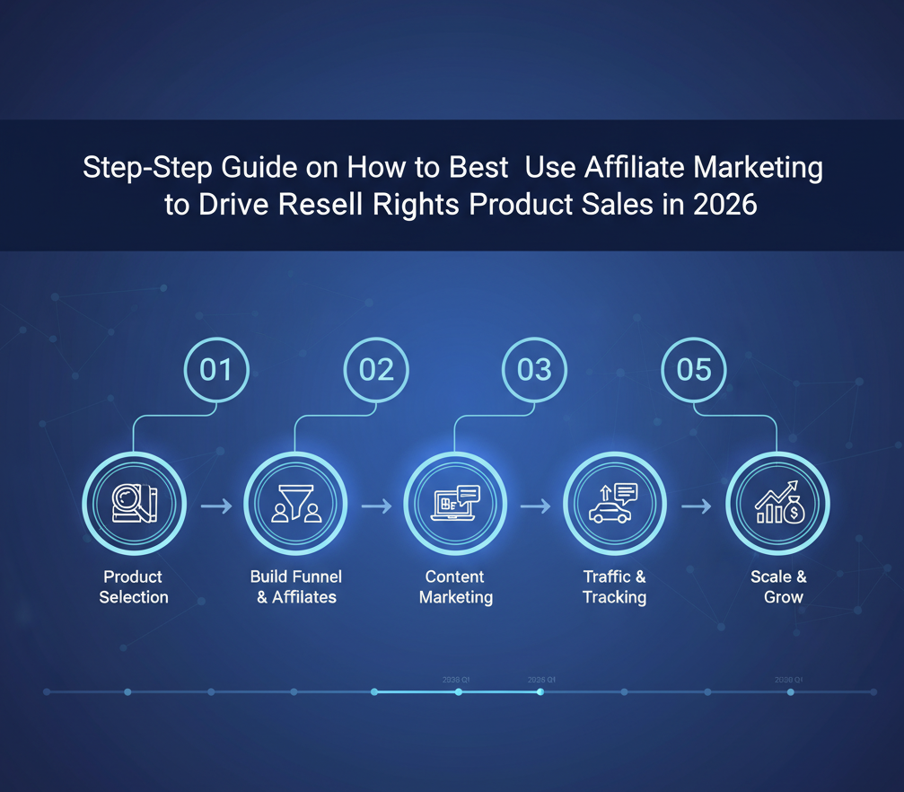 Step-by-Step Guide on How to Best Use Affiliate Marketing to Drive Resell Rights Product Sales in 2026