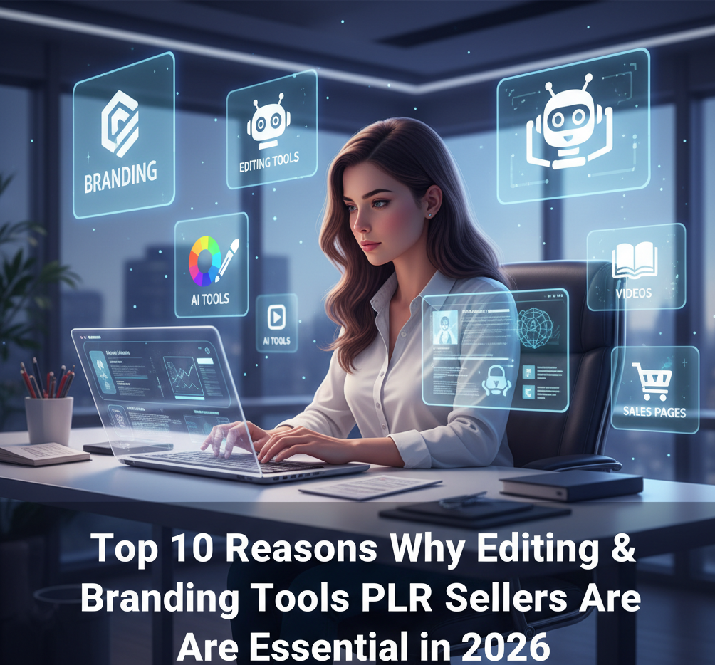 Top 10 Reasons Why Editing & Branding Tools PLR Sellers Are Essential in 2026