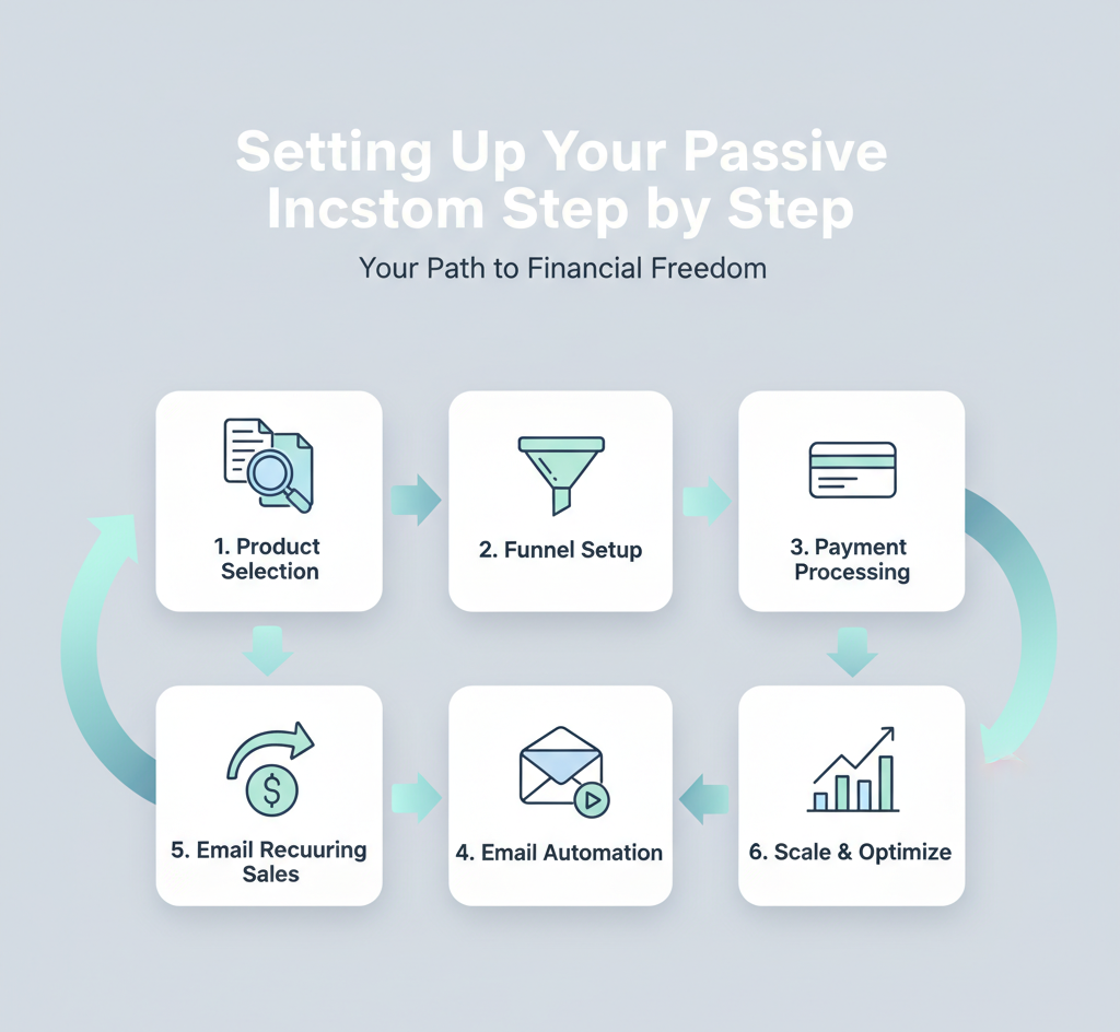 Setting Up Your Passive Income System with resell rights Step by Step