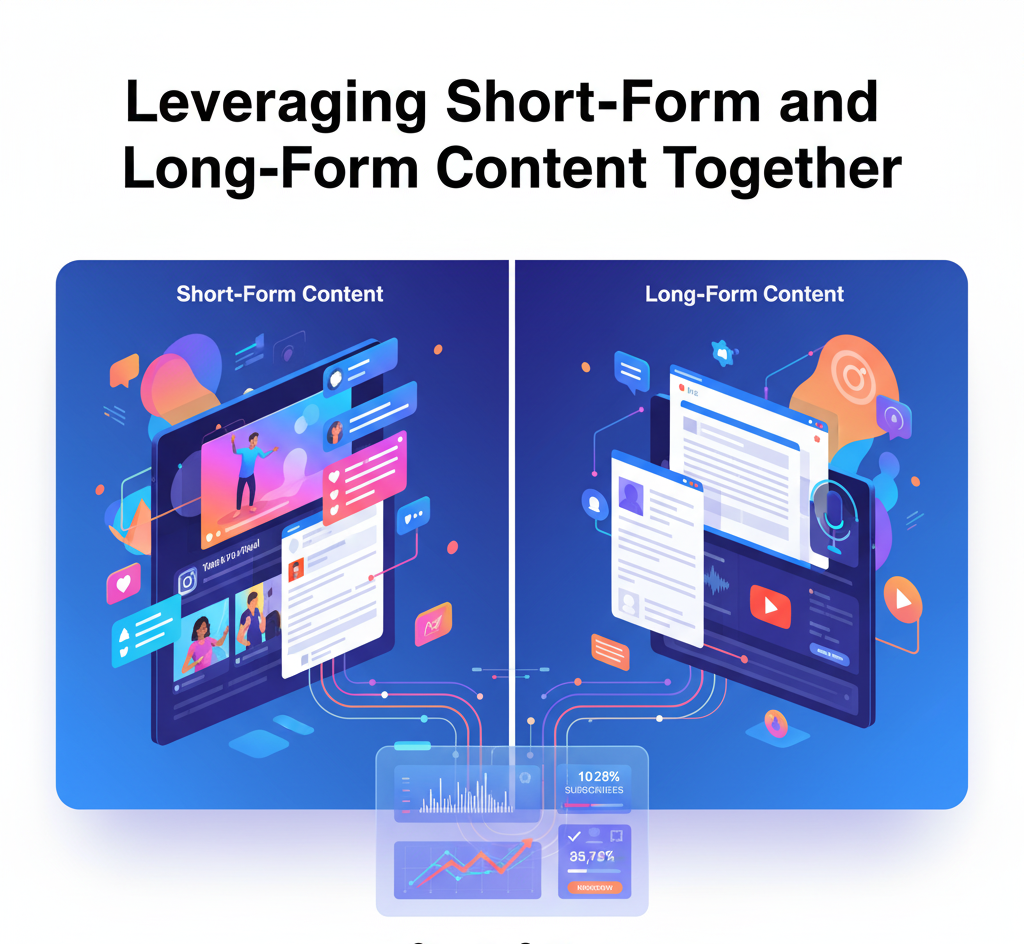 Leveraging Short-Form and Long-Form Content Together