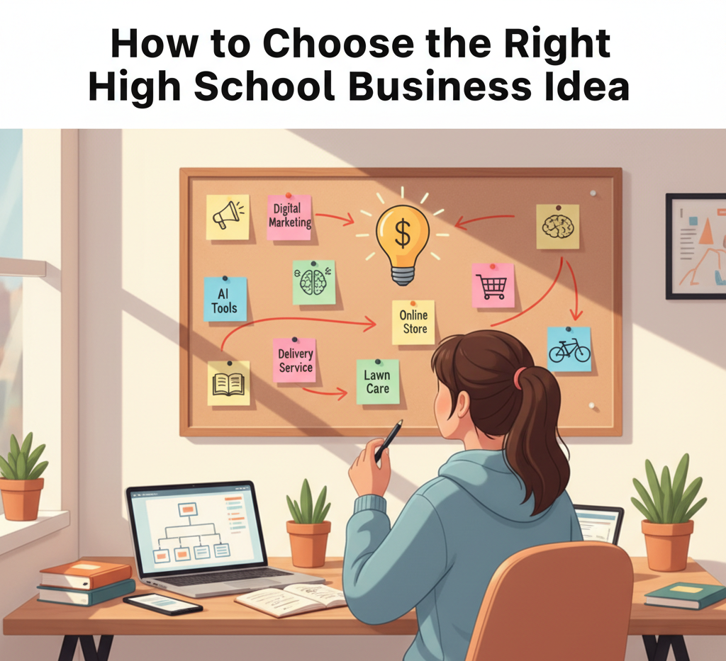 10 Profitable Business Ideas for High School Students in 2026 3 How to Choose the Right High School Business Idea