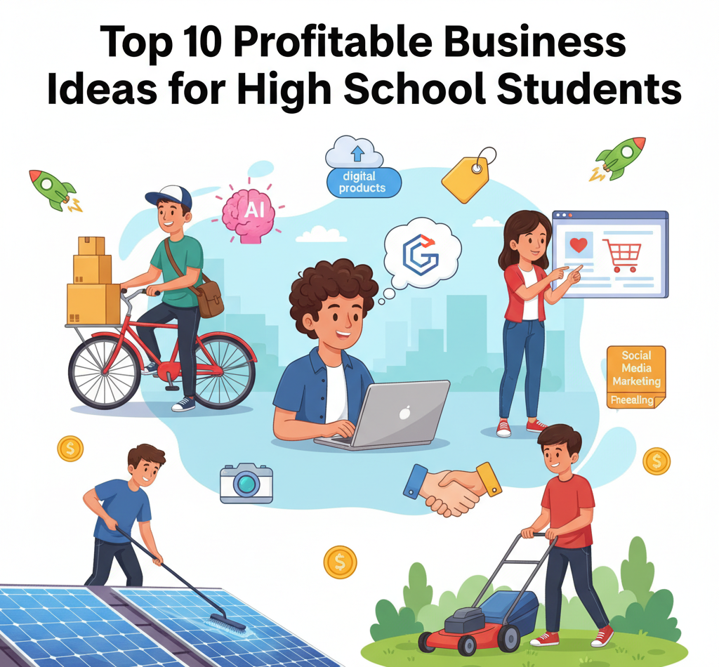 10 Profitable Business Ideas for High School Students in 2026 2 Top 10 Profitable Business Ideas for High School Students