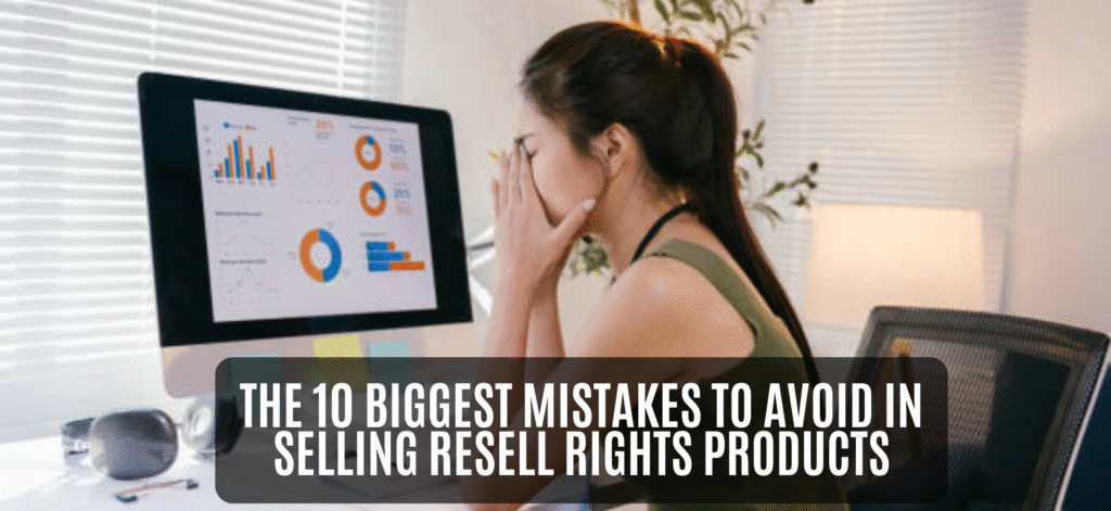 The 10 Biggest Mistakes to Avoid In Selling Resell Rights Products