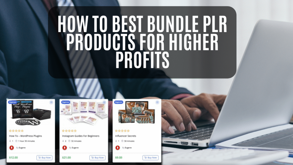 How to Best Bundle PLR Products for Higher Profits
