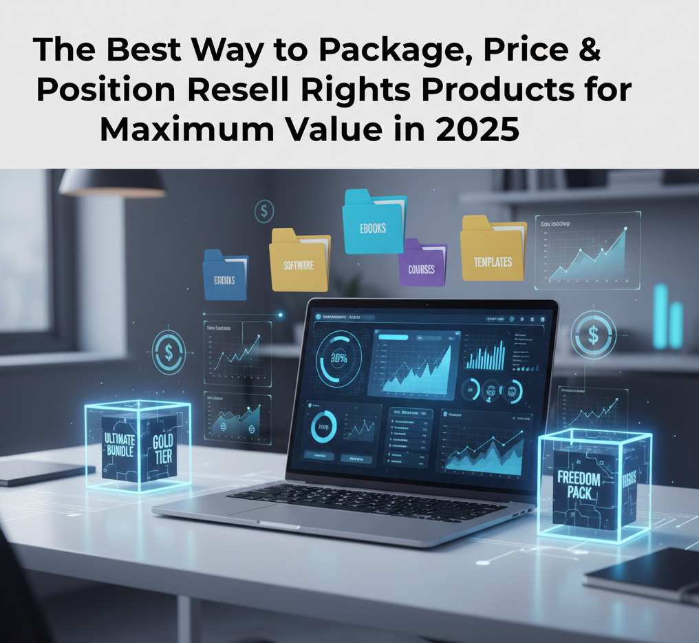 The Best Way to Package, Price & Position Resell Rights Products for Maximum Value in 2025