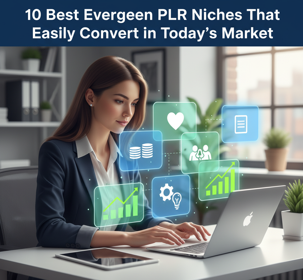 10 Best Evergreen PLR Niches That Easily Convert in Today’s Market