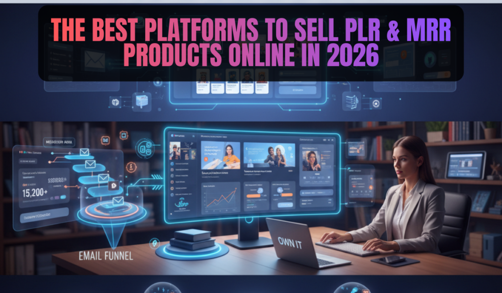 The best platforms to Sell PLR & MRR Products Online in 2026