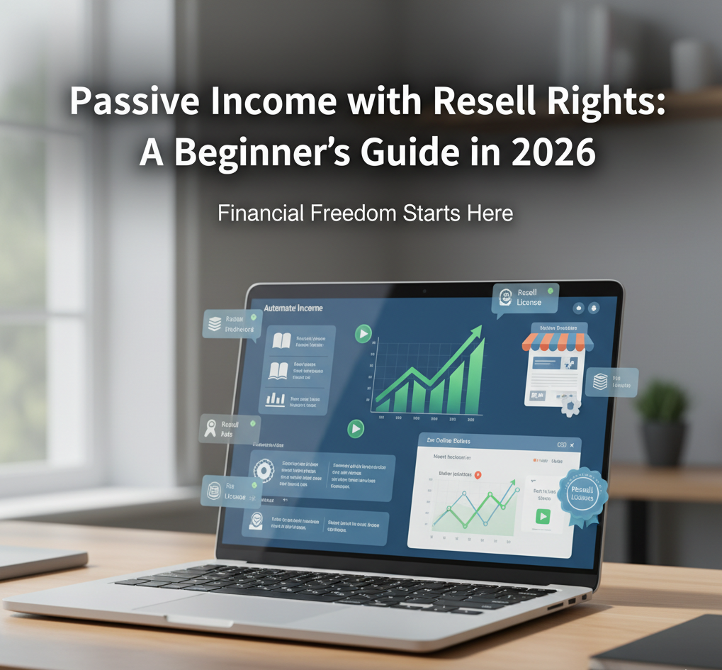 Passive Income with Resell Rights: A Beginner’s Guide in 2026