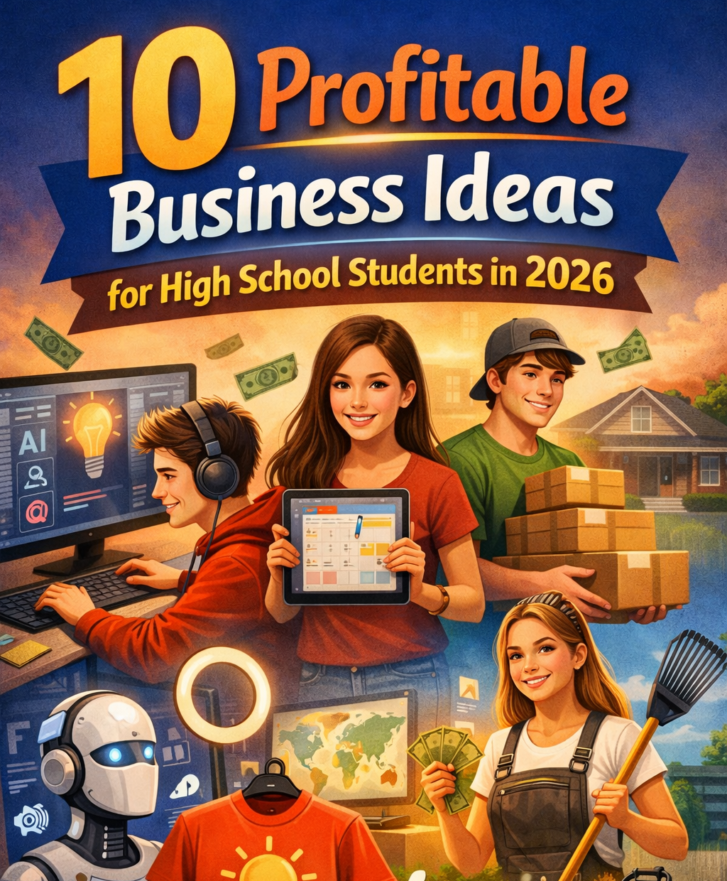 Home Page 66 10 Profitable Business Ideas for High School Students in 2026