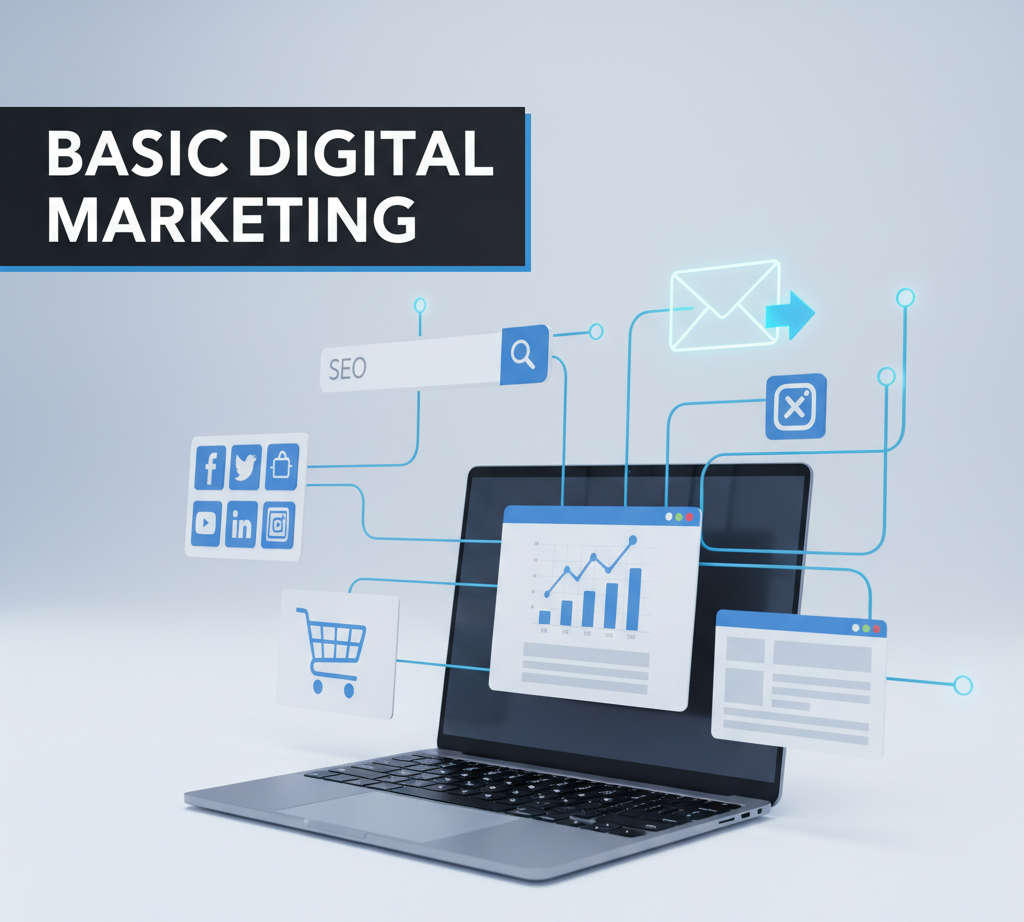 Basic Digital Marketing: Best Guide in 2026 1 Generated Image March 02 2026 8 31AM