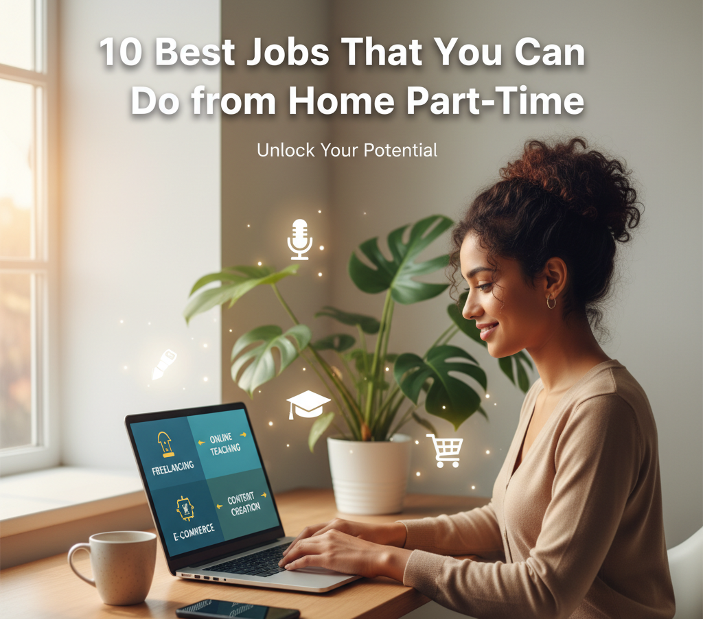 10 Best jobs that you can do from home part-time